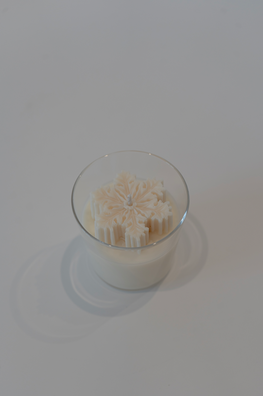 Let it snow svečka v kozarčku