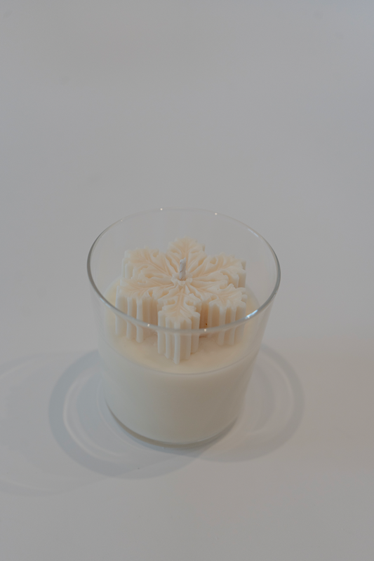 Let it snow svečka v kozarčku