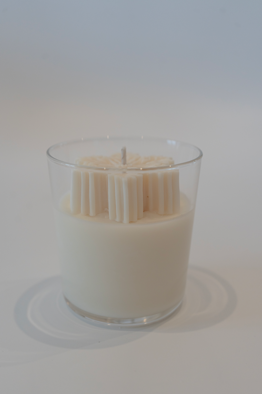 Let it snow svečka v kozarčku